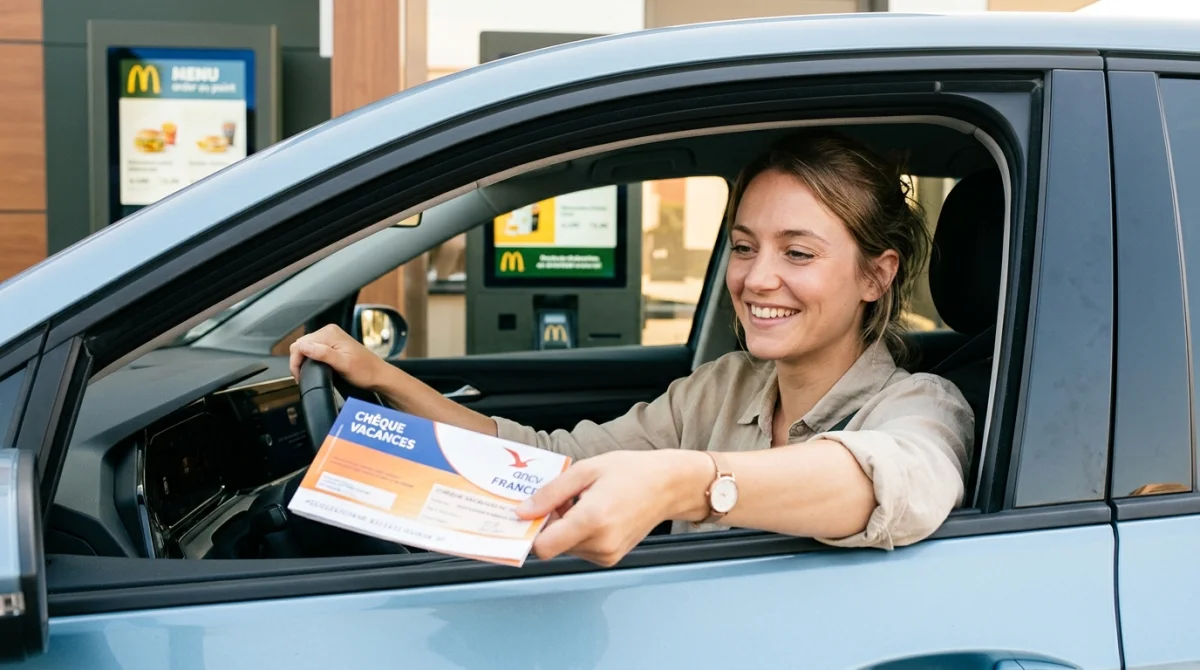 est ce que le mcdo prend les cheques vacances